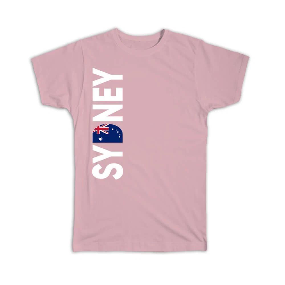 Gift T-Shirt : Sydney Flag Australia Country Expat Tourism S