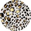 Leopard Dessert Plates 7 Inch Disposable Paper Plates 24 Count Sturdy Plates Party Supplies Tableware Events Celebrations