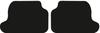 Rear Floor Mats For Bmw 2 F23 Cabrio 2014-2022