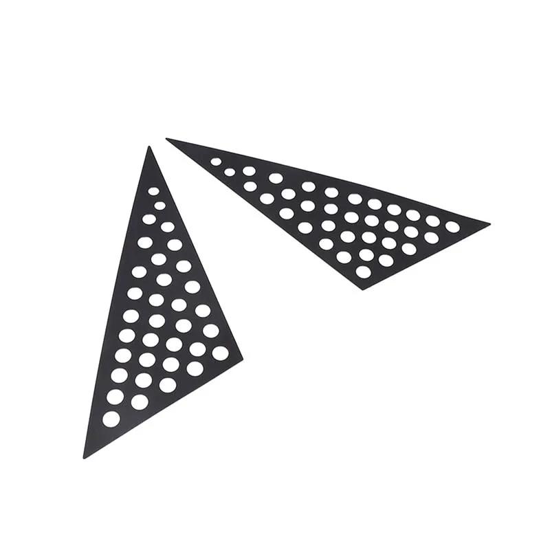 

Aluminum Alloy Black For SEAT Leon MK2 2008-2012 Car Rearview Mirror Side Triangle Glass Protective Plate Car Accessories чёрный
