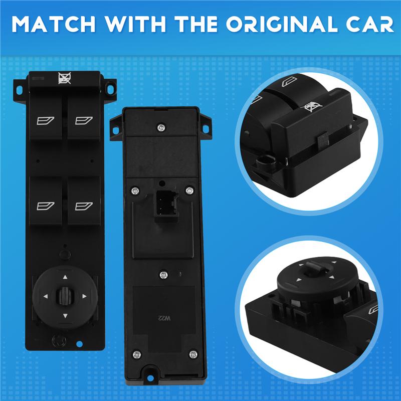 A16P-Car Left Front Side Electric Power Window Lift Control Switch 7M5T-14A132AB For Ford Focus 2009-2013 LHD
