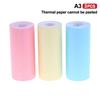 Mini Pocket Printer Self-Adhesive Paper Portable Thermal Printer Label Sticker For Printer Suitable For Home Office Study Work