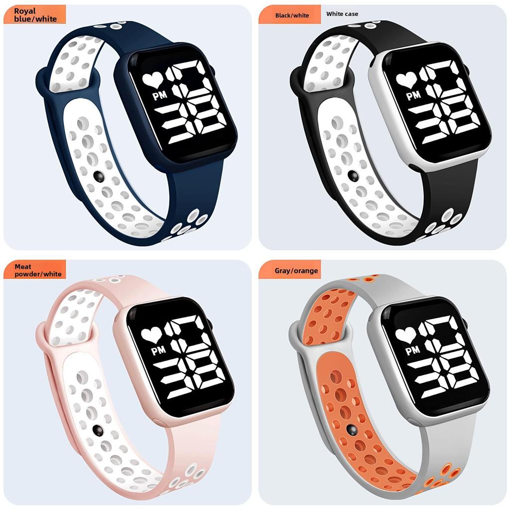 Children Digital Led Watch With Waterproof Function For Students And Outdoor Activities