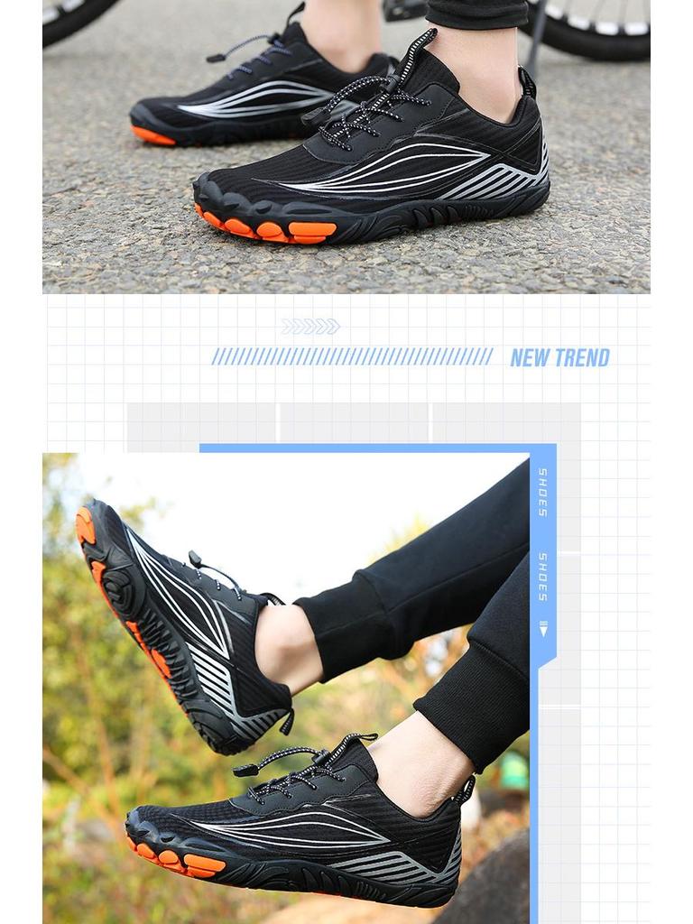 Unisex Non-Slip Breathable Hiking Shoes: Cross-Border Outdoor, Soft Sole, Wear-Resistant, Ideal for Cycling & Casual Sports