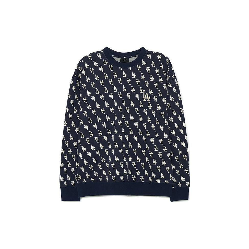 MLB All Over Print Pullover Hoodie Unisex Hoodies Dark-Blue 3AMTM0334-07NYD