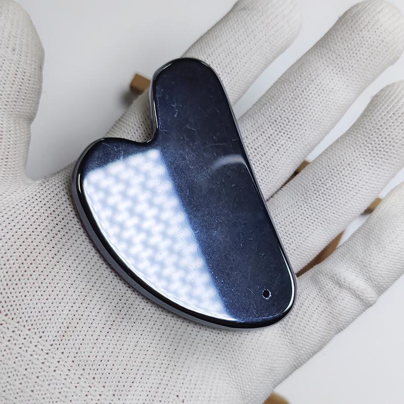 Terahertz Tai Silica Heart Gua Sha Board - Beauty Tool for Face and Body Skincare