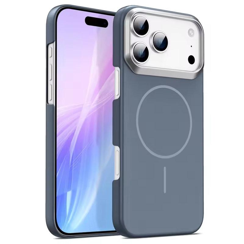 Luxury Razor Lens Matte Magnetic Case For iPhone 17 Air 16 15 14 Plus 13 12 11 Pro Max 16e Shockproof Armor Phone Cover