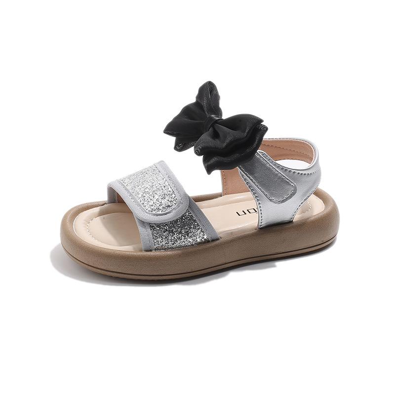 Fashion Girls' Sandals Summer New Style Kids Shoes Soft Soled Girls Shoes Simple Child Sandal Anti Slip Beach Shoe