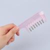 Unisex Essential Oil Applicator Massage Comb Built In Liquid Reservoir Rolling Metal Teeth For Hair Growth Beard Care