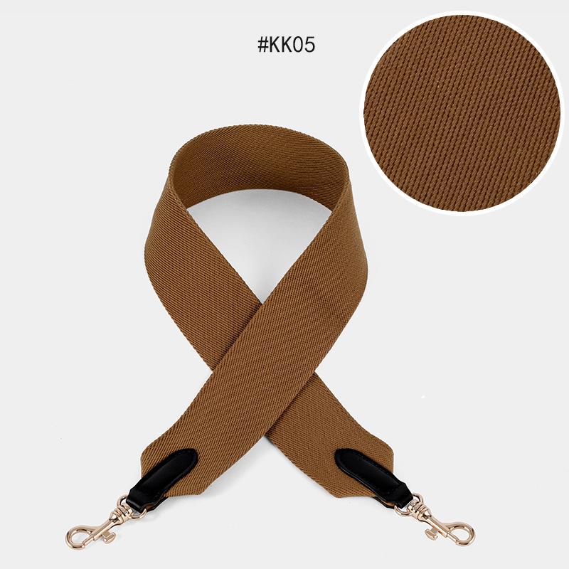 6cm Wide Cowhide Canvas Shoulder Strap for Versatile Crossbody Bucket Bags