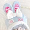 Kigurumi Cap & Clothes Set [for 10cm] Blue Plush Clothes Kigurumi Accessories Otaku Doll Mascot Costume [Used]
