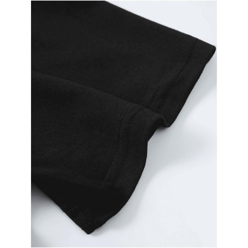 European sizes Men's Soft Black  Moisture-Wicking T-Shirt - "THEY NOT LIKE US" Colorful Brushstroke Graphic Tee