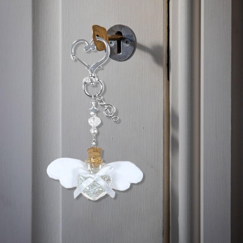 Set of 30 Different Designs Glass Bottle Ornament with Cork Stoppers and Nail Hooks for Crafting and Decoration