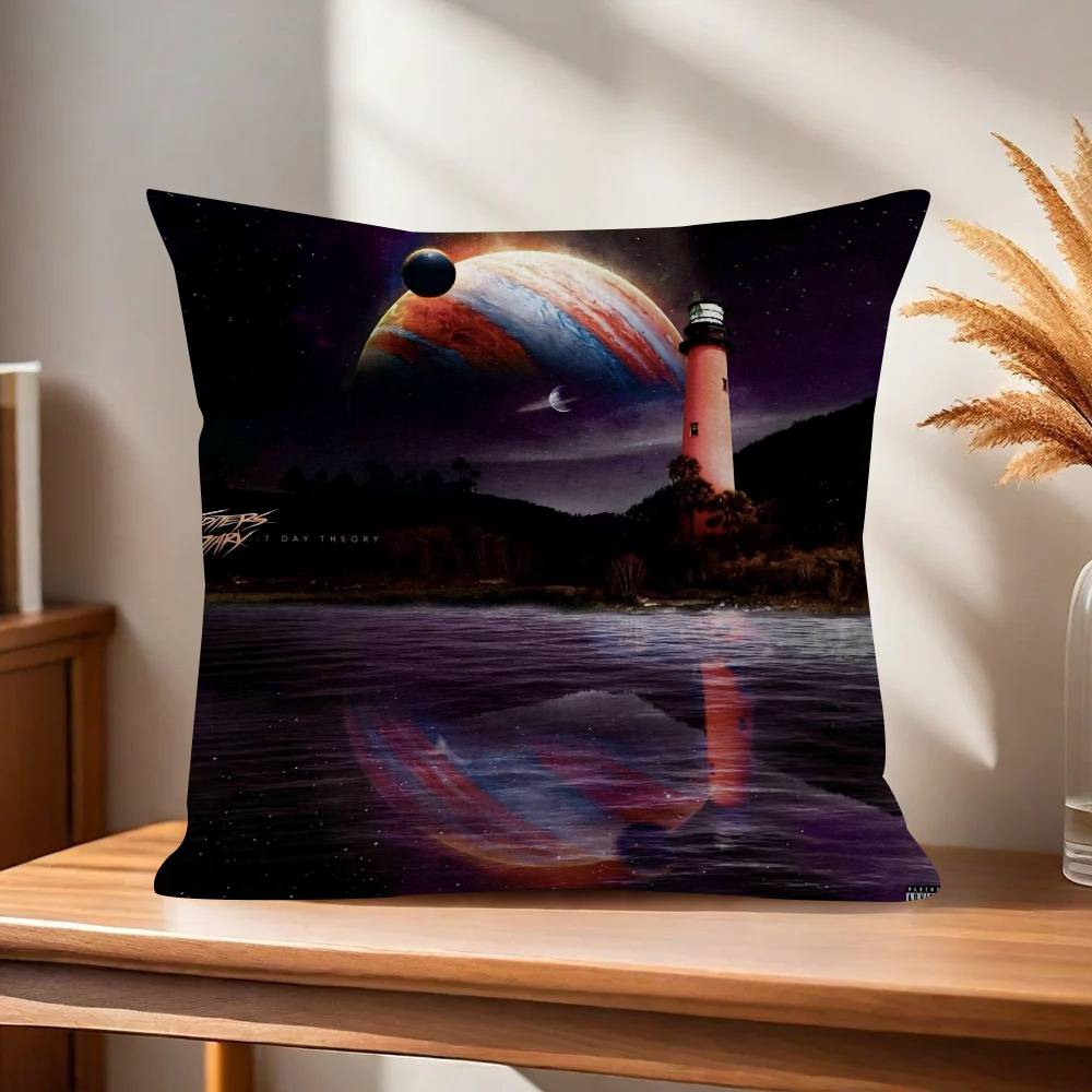 Hip Hop Rapper Rod Wave  Cushion Cover Car Throw Pillow Case For Sofa Car Christmas Gift 40x40cm 45x45cm