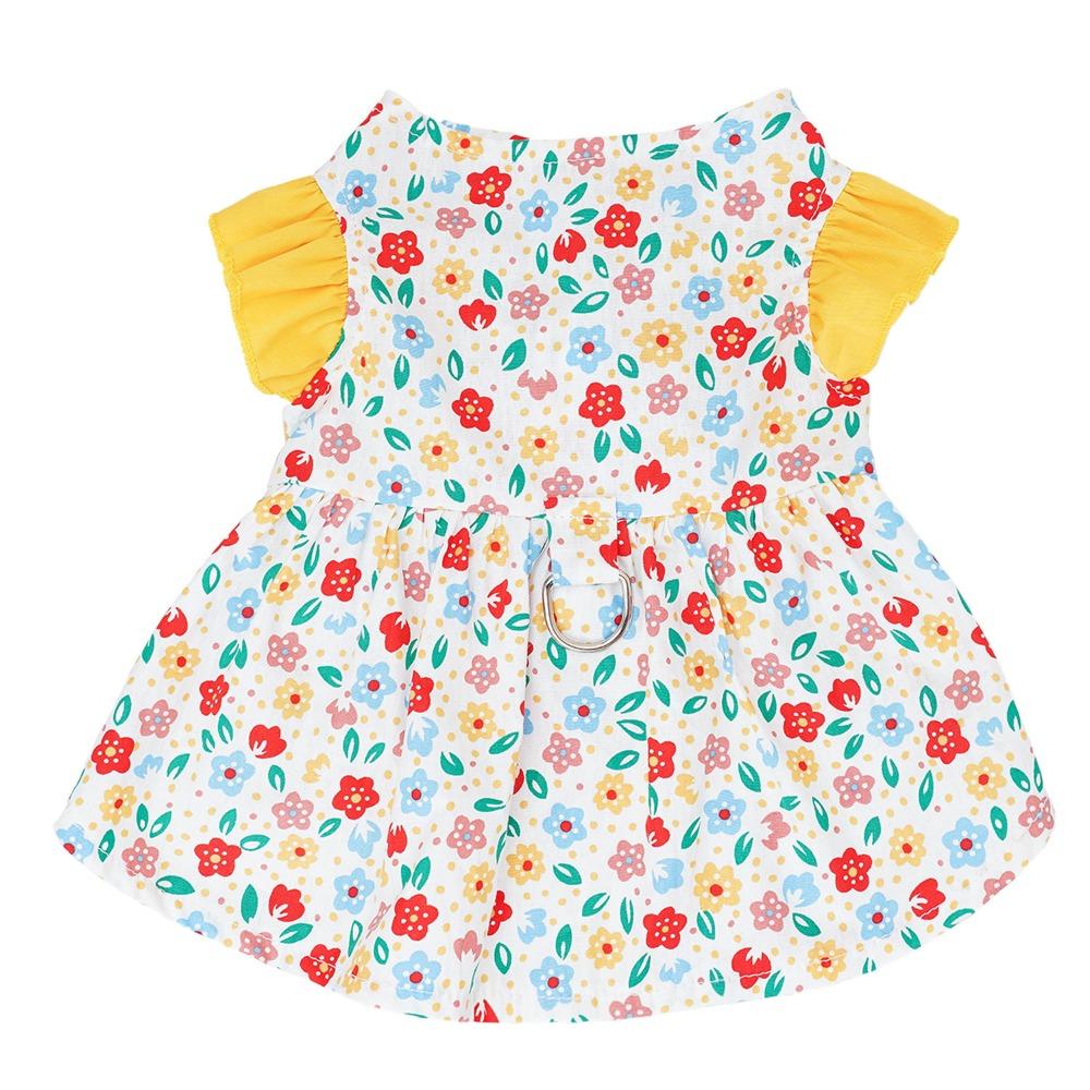 Soft Dog Princess Dress Thin Dog Flying Sleeve Skirt Decorative Pet Summer Dress  Casual Outfit