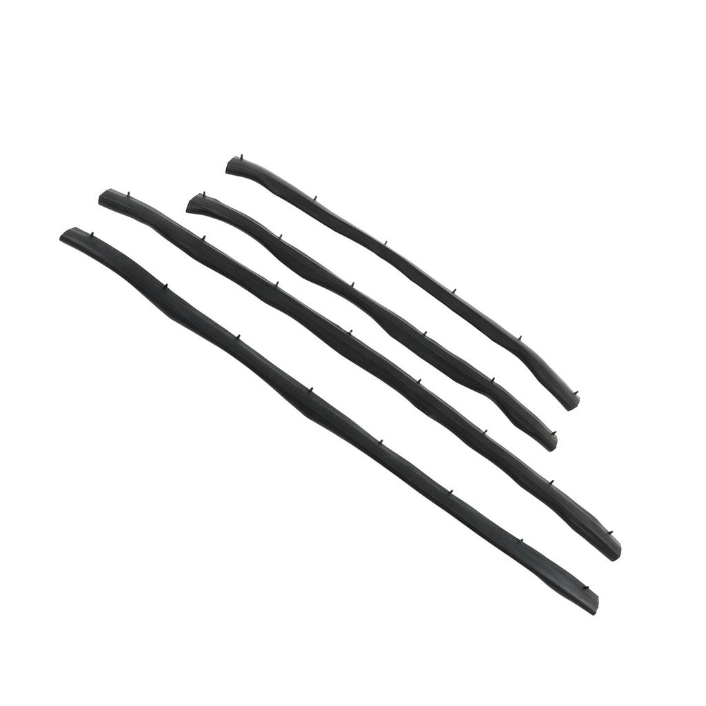 4 Stück Vorne Hinten Untere Tür Wetterleiste Autotür Zierleiste Dichtung Ersatz für Ford F‑450 F‑550 Excursion