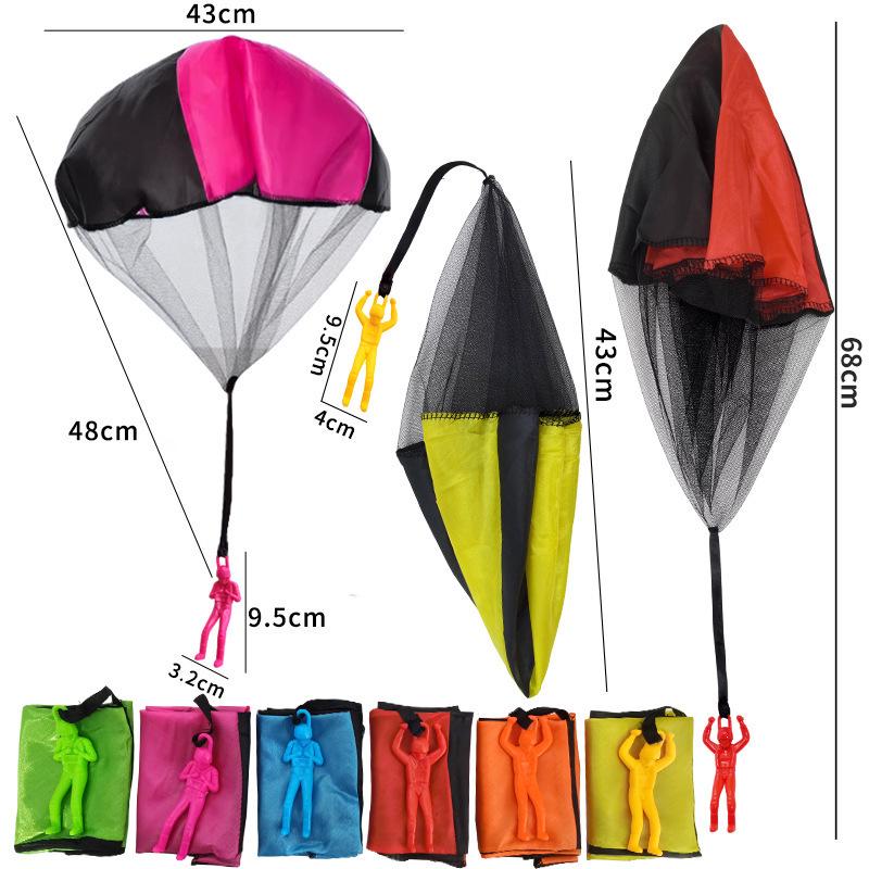 Soldier Parachute Toy: Hand-Thrown Outdoor Flying Parachute for Kids' Sports Play