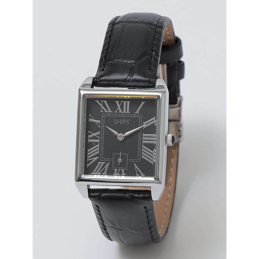 SHIPS Square D-Buckle Watch Men's Silver One Size