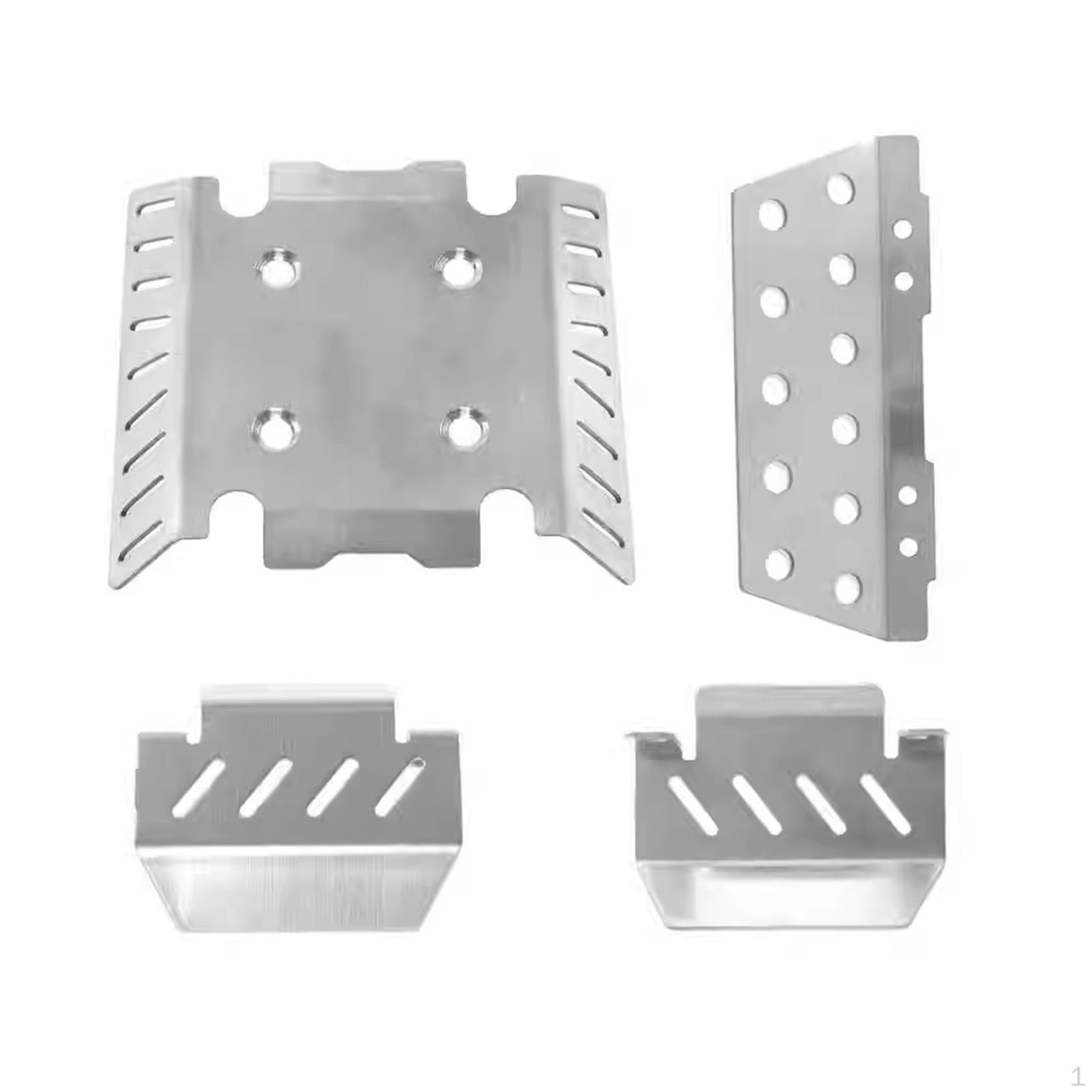 

4 Pieces 1:8 Scale Axle Guard Protector Chassis Replace Parts DIY Model Upgrade for H8H