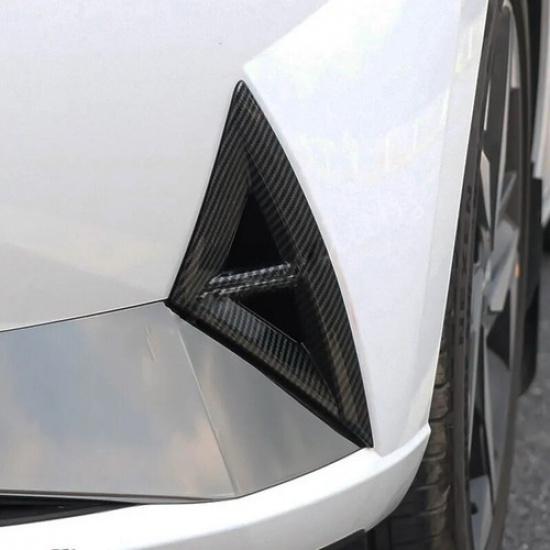 For Hyundai Elantra - Carbon Fiber Front Fog Light Cover Trims Accessory