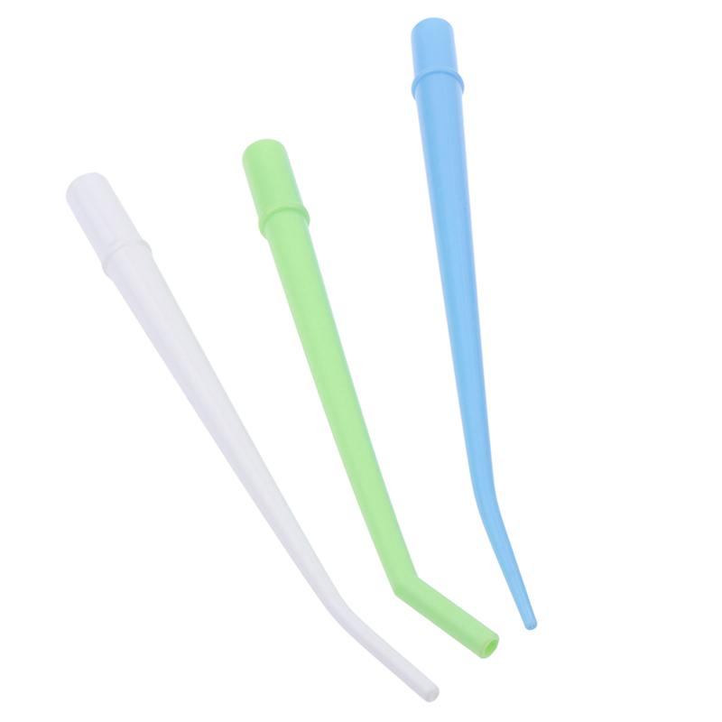 25Pcs Disposable Dental Saliva Ejector Surgical Suction Tips Long Slim Type Dentistry Clinic Strong Suction Tube Dentist Tools