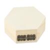 Wooden Hexagon Shaped Storage Box for Jewelry Rings Earrings Holder Suitable for DIY Crafts and Decorative Purposes