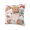 Cute Bubu & Dudu Pillow Case Kawaii Pillow Cover Square Pattern Cushion Cover Pillowcases For Chair Sofa Home Decoration