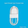 35W Dual Port A+C Fast Charger with Foldable UK Plug for Apple iPhones 8-16