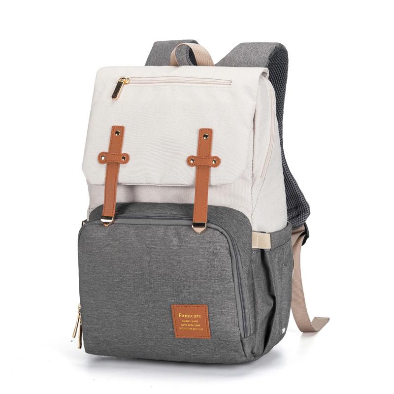 Diaper Backpack Baby Stroller Bag Mummy Daddy Waterproof Oxford Handbag Nursing Nappy Kits Maternity Packs USB Warmer Holder