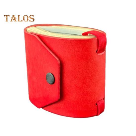 

Кошелек Cash Wrap с быстрым доступом к наличным деньгам, органайзер для денег из искусственной кожи с магнитной застежкой, удобный кошелек для бармена, парикмахера красный