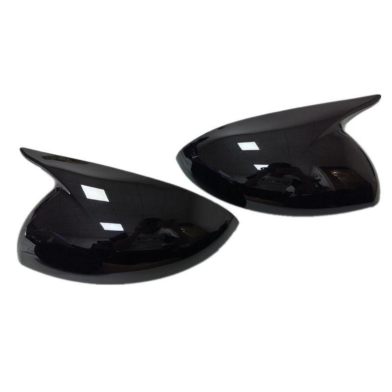 For Dacia Sandero -2024 Car Sticker Rearview Side Mirror Cover Wing Cap Exterior Door Rear View Case Trim Carbon Fiber Look