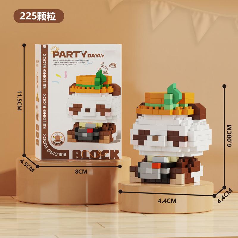 Chinese Panda Mini Building Blocks Toys for Children 9 To 12 Year Old Adult Diy 3d Constructor Micro Bricks Educational Toy Gift