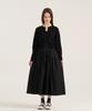 LEVHEARTED Sophie V-Line Volume Skirt - Black