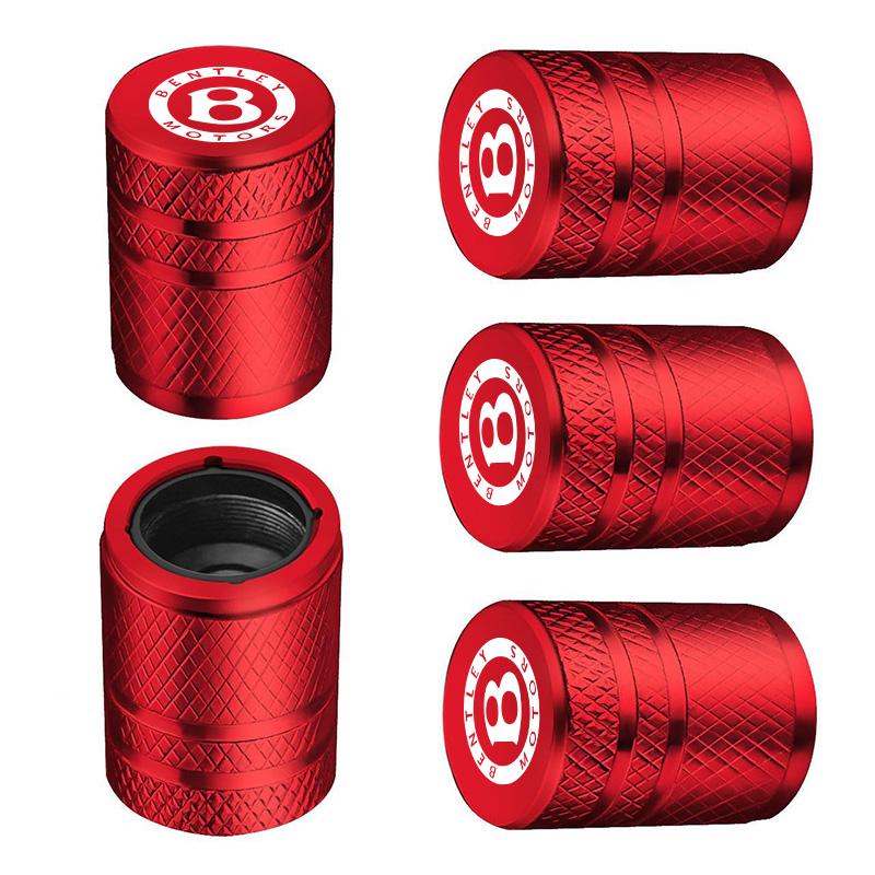 5Pcs Alloy Car Wheel Tire Valve Cap Dustproof Waterproof Cover For Bentley Continental GT MULLINER Bentayga Flying Hurtling Spur FZWEY