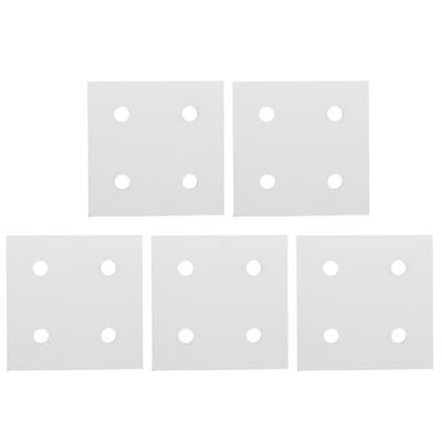 5Pcs 4?Hole Vertical Connecting Plate for Aluminium Extrusion Profile Joining Board8080