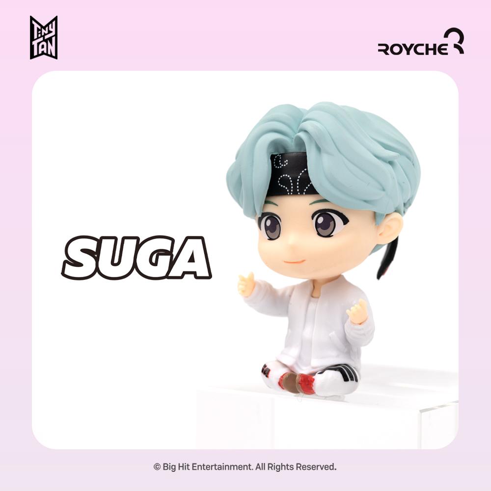 2p Set) Tinytan X Royche Monitor Figure Official BTS Goods from Bighit / Plastic Doll