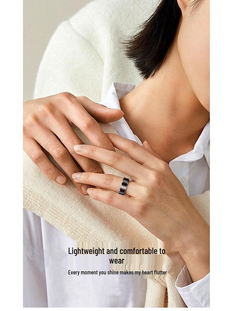 R6 Smart Ring: Sleep, Exercise, Pedometer, Waterproof, Bluetooth, Heart Rate & Blood Oxygen Monitor
