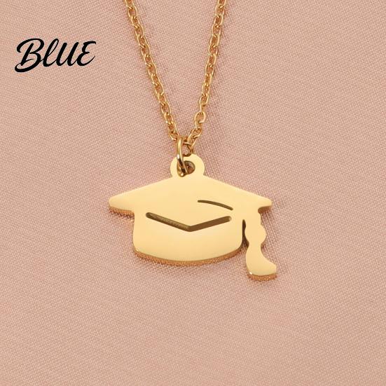 Graduate Pendant Necklace Graduation Cap Unisex Charm for Men Keepsake