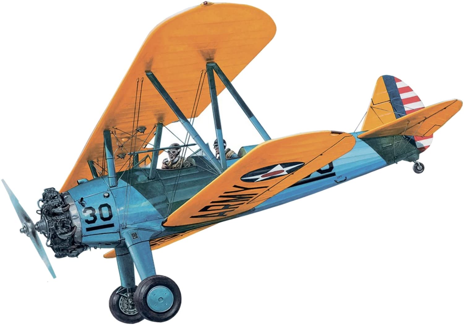 

Roden 1/32 Scale U.S. Army Air Forces Boeing Stearman PT-17 Kadet Biplane Trainer Plastic Model Kit (RE32631)