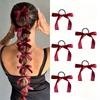 5-10Pcs Women's Style, Fashionable and Cute, Black Bow Hair Tie, Suitable for Daily Use, Recommended Gift Hair Accessories