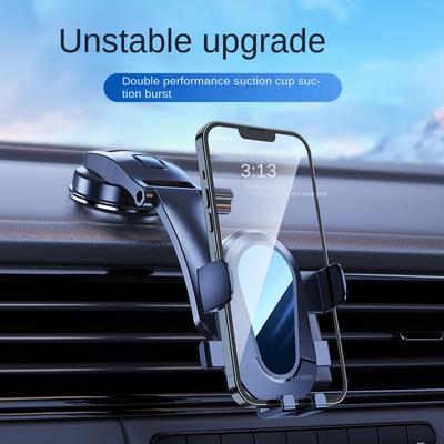 Universal Gravity Car Phone Holder Smartphone Portable Air Vent Clip Stand Sucker Auto Mobile Support Car Products Interior