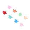 100pcs Crown Shaped Small Hair Claw Clips for Women Girls Cute Matte Colorful Strong Hold Tiny Hair Claw Clips