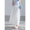 VICTORIA&VERA Drawstring A-Line Midi Skirt