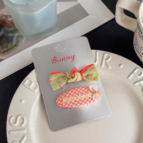 Spring New Style Mesh Bow Rose Hairpin Hairpin French High-end Girl Hairpin Wild Broken Hair Side Clip