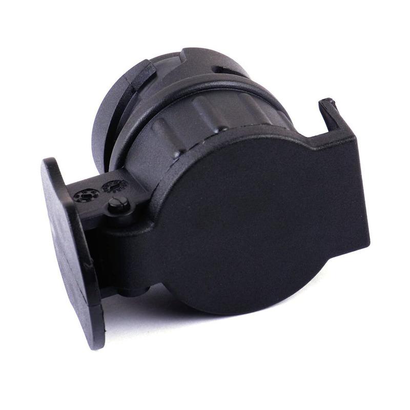 13 to 7 Pin Plug Adapter for Car Trailers Padlock Waterproof Connector 12V Protect Towing Anti Socket Towbar Accessories