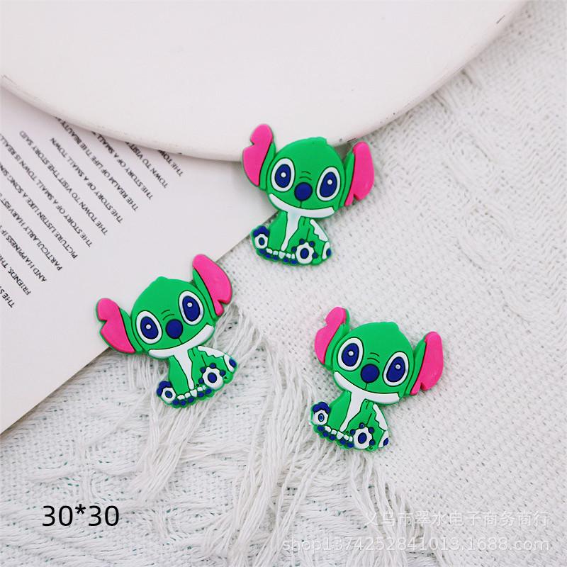 PVC Cartoon Stitch Series DIY Figurines for Phone Cases, Hairpin Ornaments, and Accessories