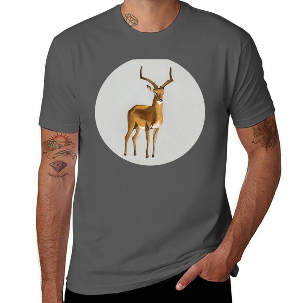 Ilustration Art Money Antelope Tshirt Summer Casual Loose Tshirt