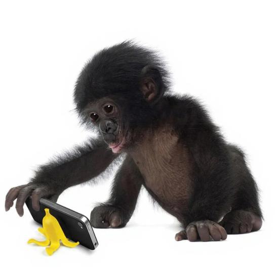 Suport Telefon Coajă de Banană Suport Telefon Mobil Imprimat 3D pentru Birou Creativ în Formă de Coajă de Banană Decorațiune de Masă Cadouri pentru Familie Prieteni