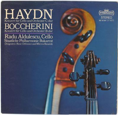 LP Record JOSEPH HAYDN  LUIGI BOCCHERINI  R  Konzert Fr Cello Und Orchester Cd 98209MH Intercord Ton G Germany Classical Used