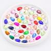 Mixed Color Crystal Buckles - Handmade Double Hole Glass Diamond for DIY Clothing